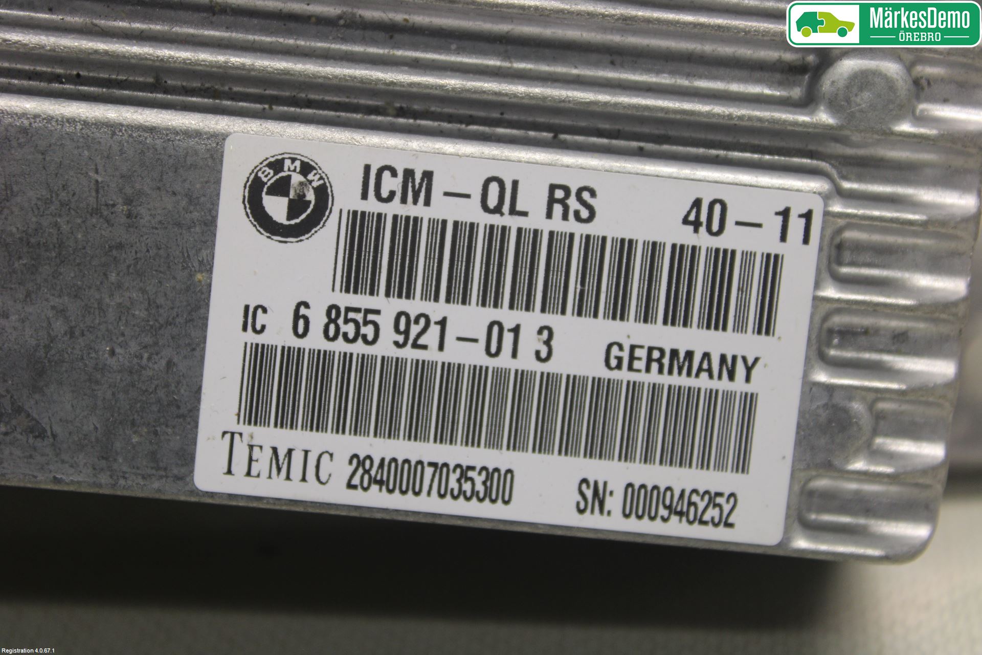 BMW 7 F01/02/03/04 09-15 Styrenhet Övrigt