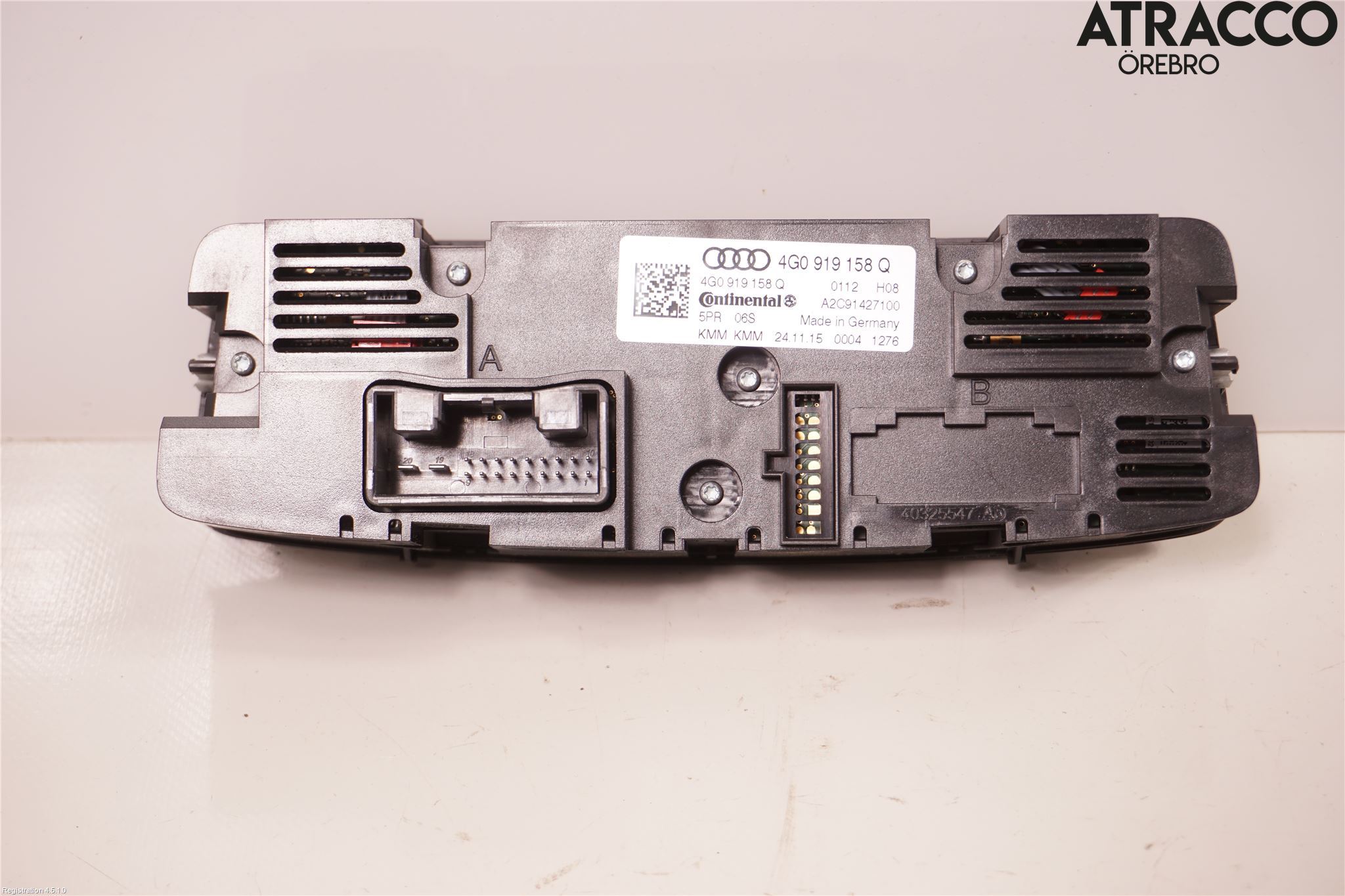 Audi A7/S7 4G 11-17 Ac Styrenhet Ac Manöveren