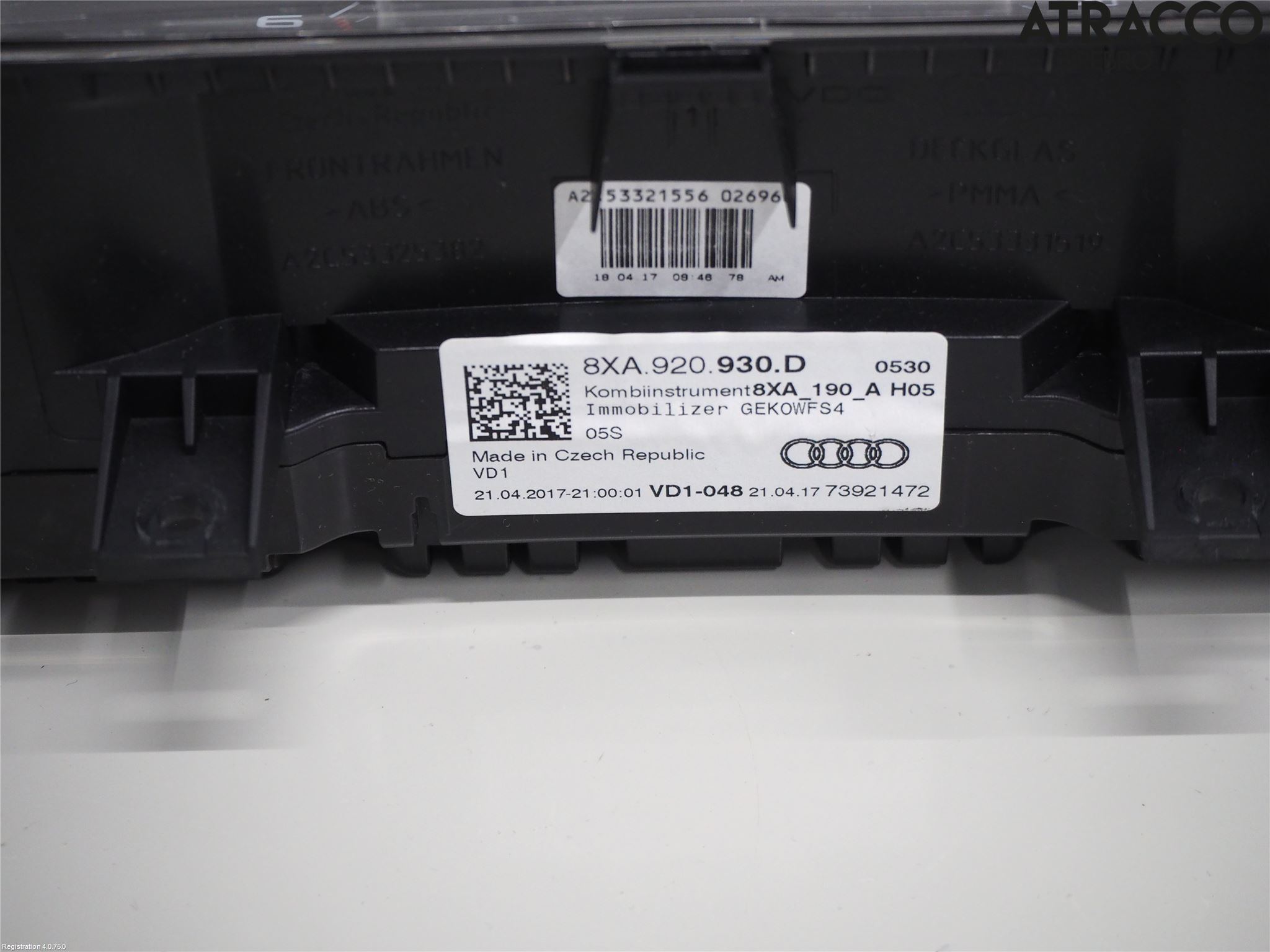 Audi A1/S1 11-18 Instrument Komb