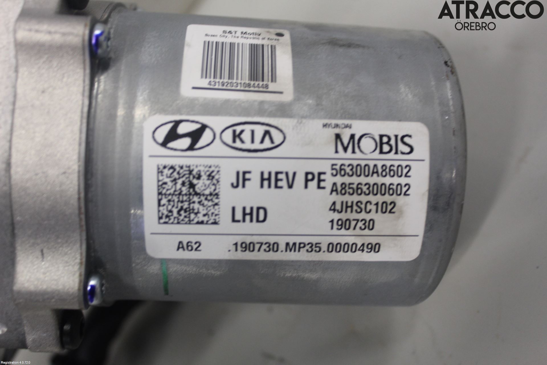 Kia OPTIMA 16-20 Rattaxelagg Med Inb Servo