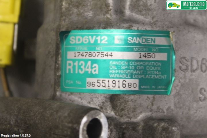 Citroen C3 05-10 Ac Kompressor