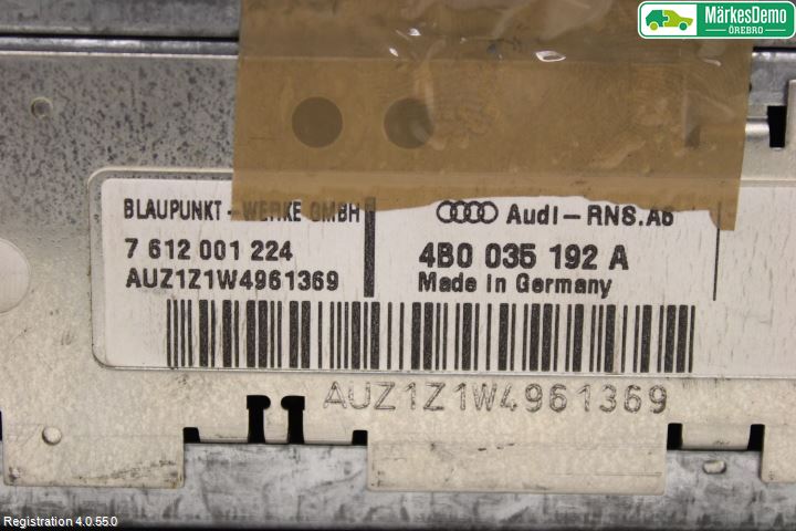 Audi A6/S6     97-05 Gps Navigator