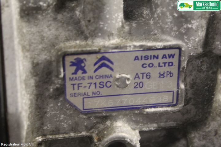 Peugeot 2008 13-20 Växellåda Automat