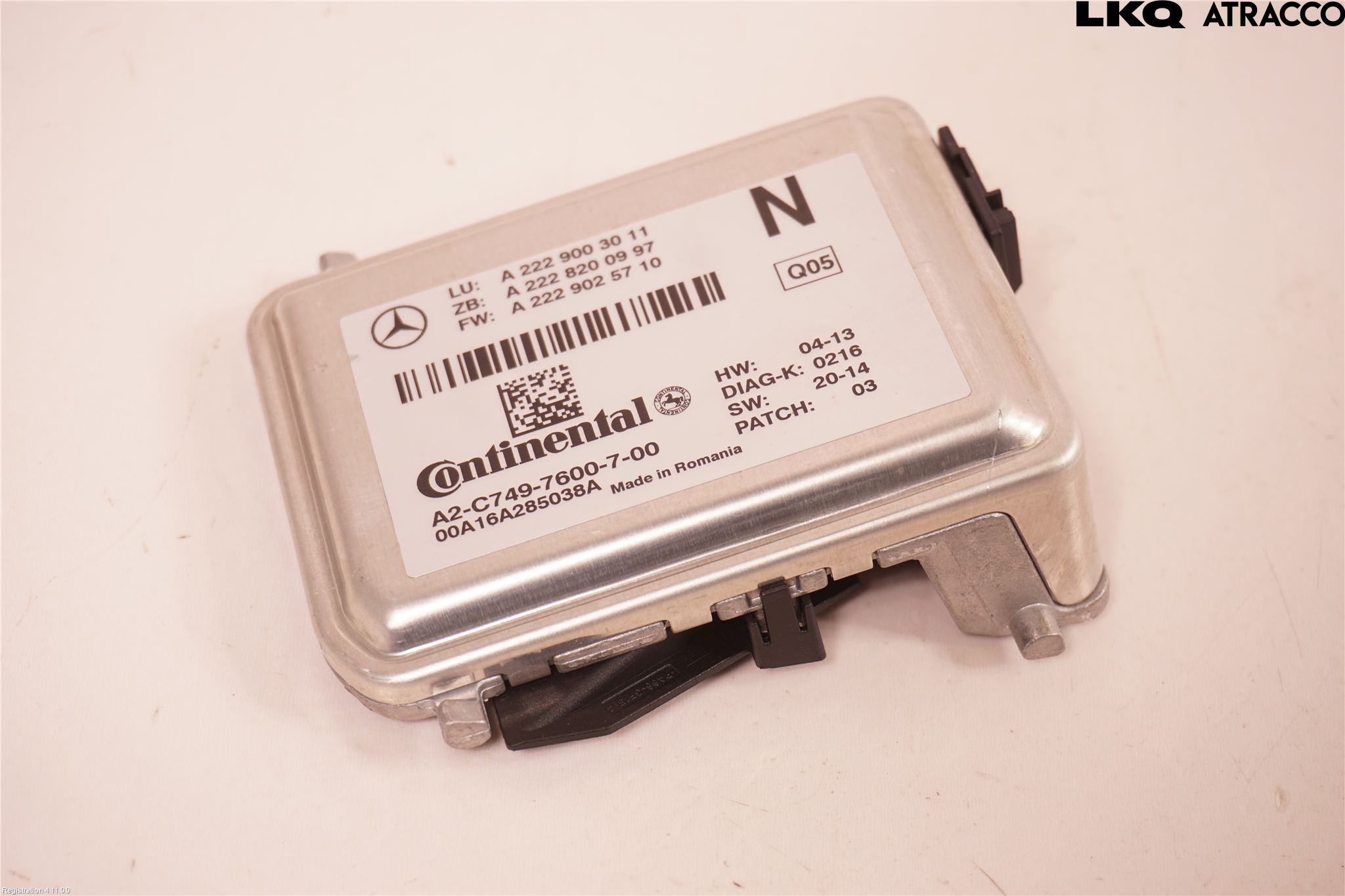 Mercedes-Benz MB C-KLASS (W205) 14-21 Sensor Aktivt Kollisionsskydd