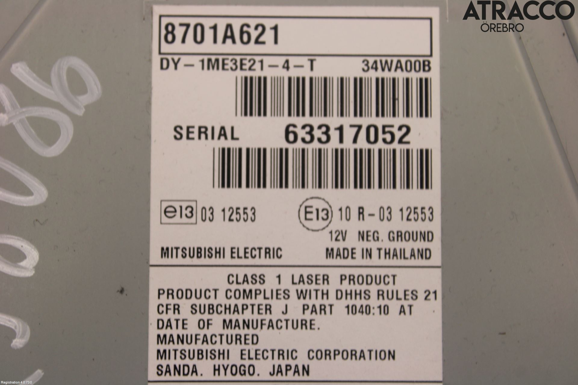 Mitsubishi SPACE STAR 13- Cd Radio - Multimediapanel