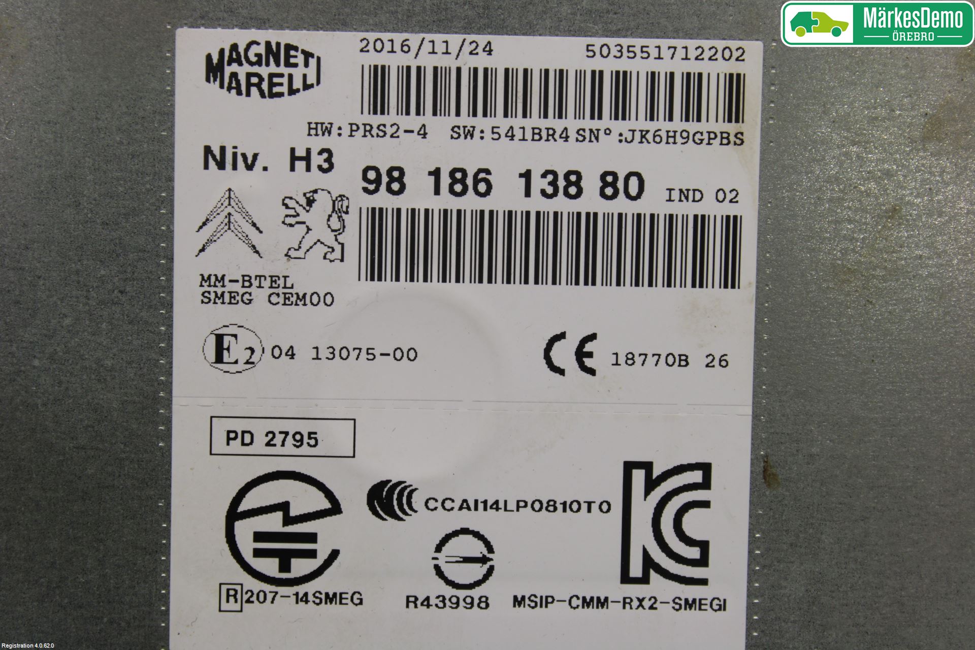 Peugeot 308 14-21 Radio