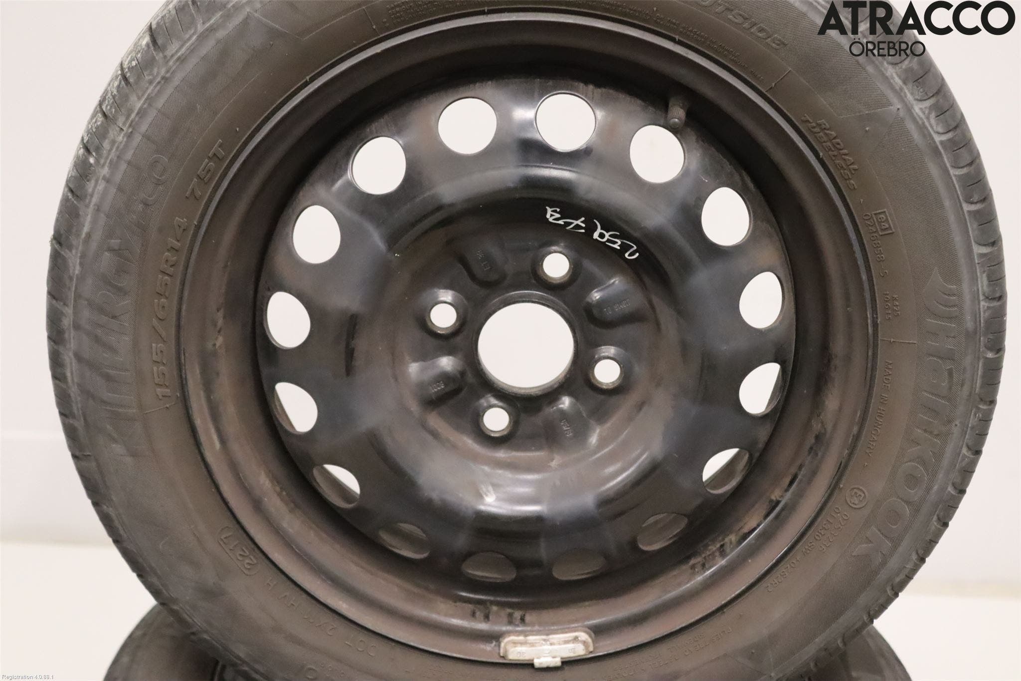 Opel MERIVA A   03-10 Sommardäck Plåtfälg 4St