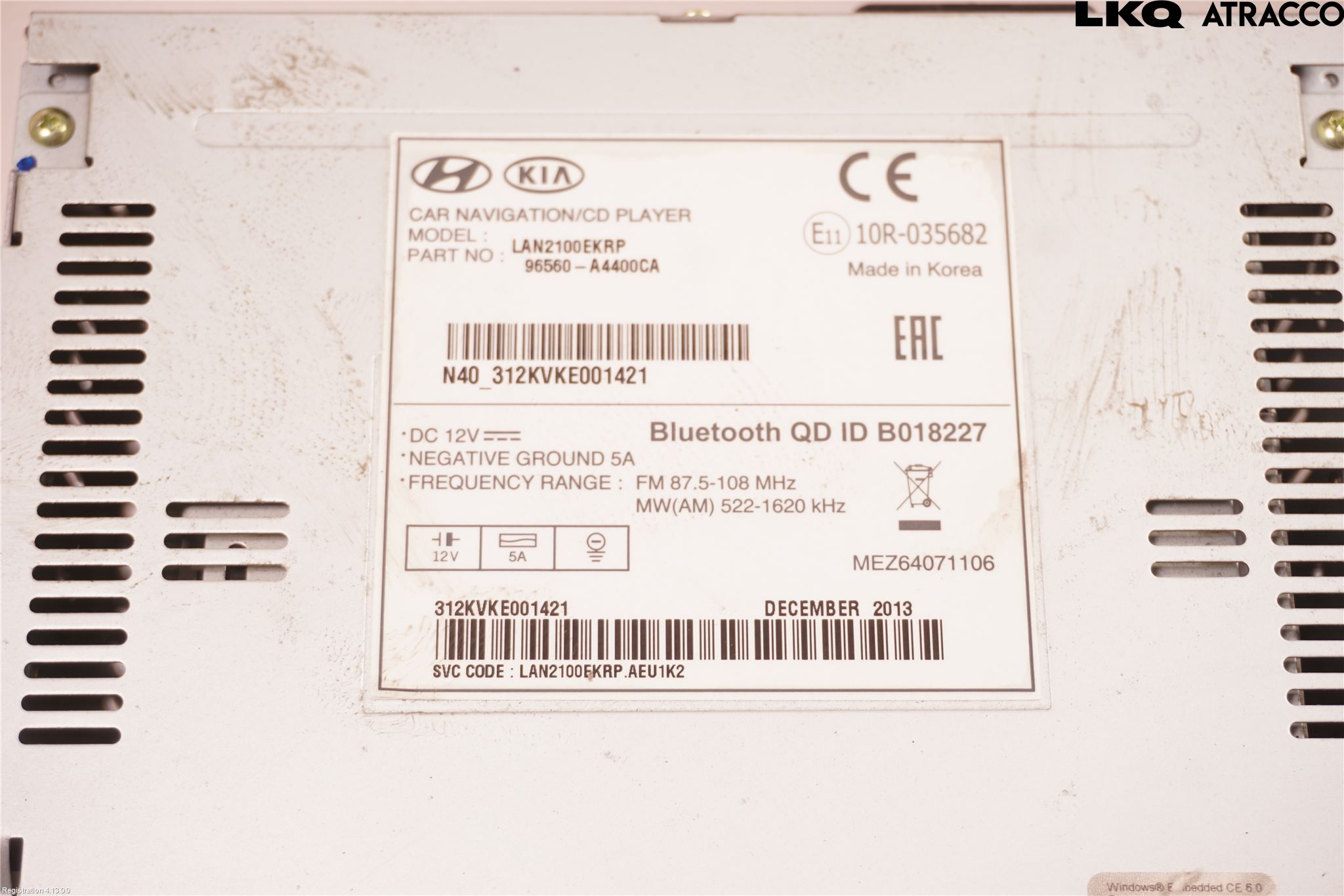 Kia CARENS III 13-19 Gps Navigator
