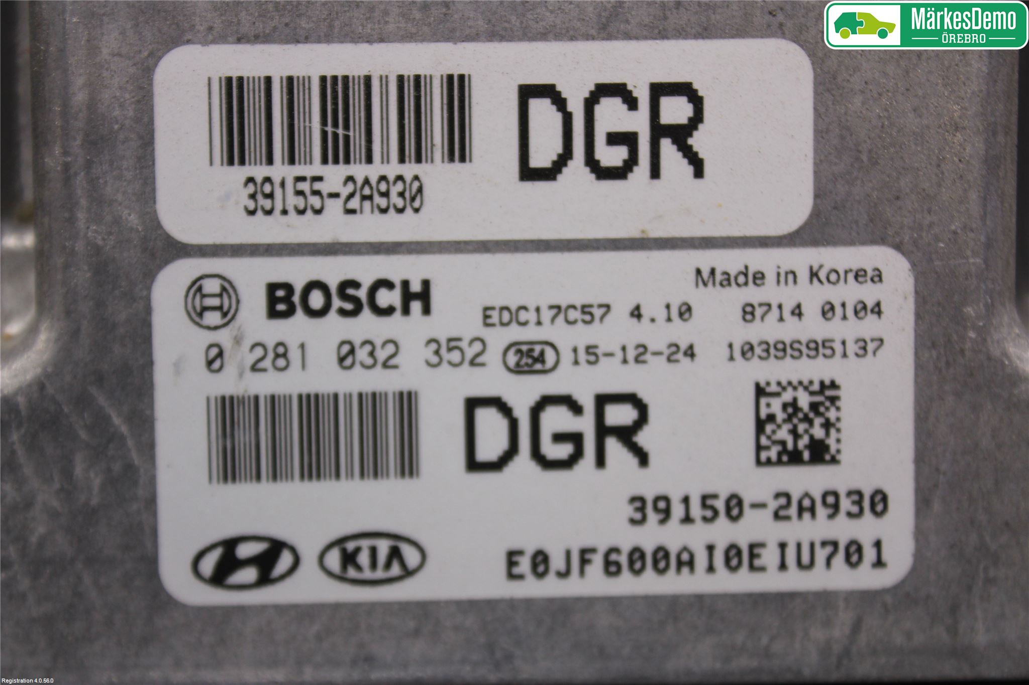 Kia OPTIMA 16-20 Styrenhet Insprut Bensin