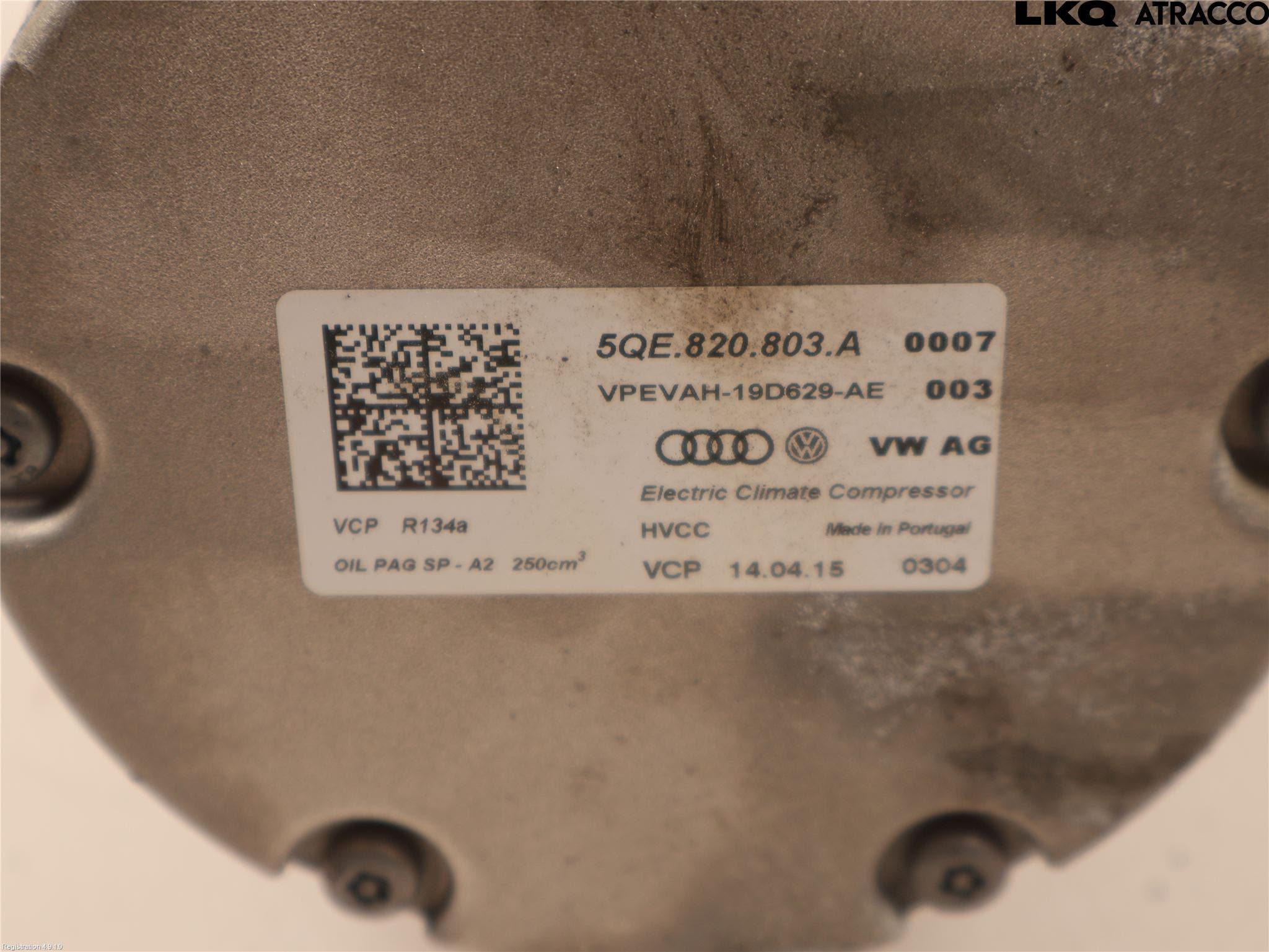 Volkswagen VW GOLF / E-GOLF VII 13-20 Ac Kompressor