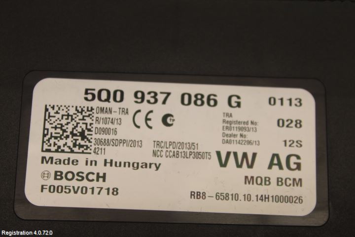 Volkswagen VW PASSAT 15-19 Komfort Styrdon