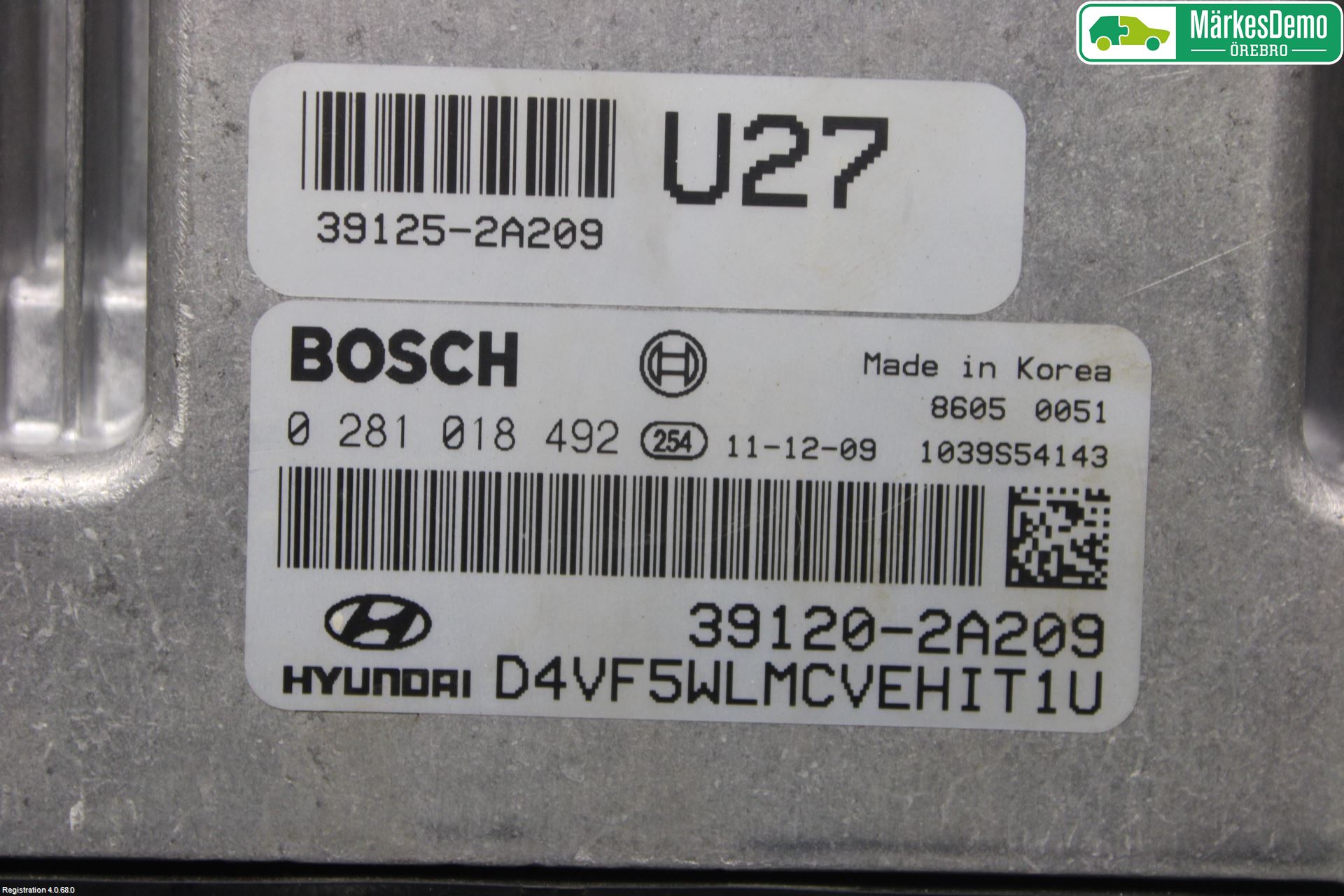 Hyundai i40 08-15 Styrenhet Insprut Bensin