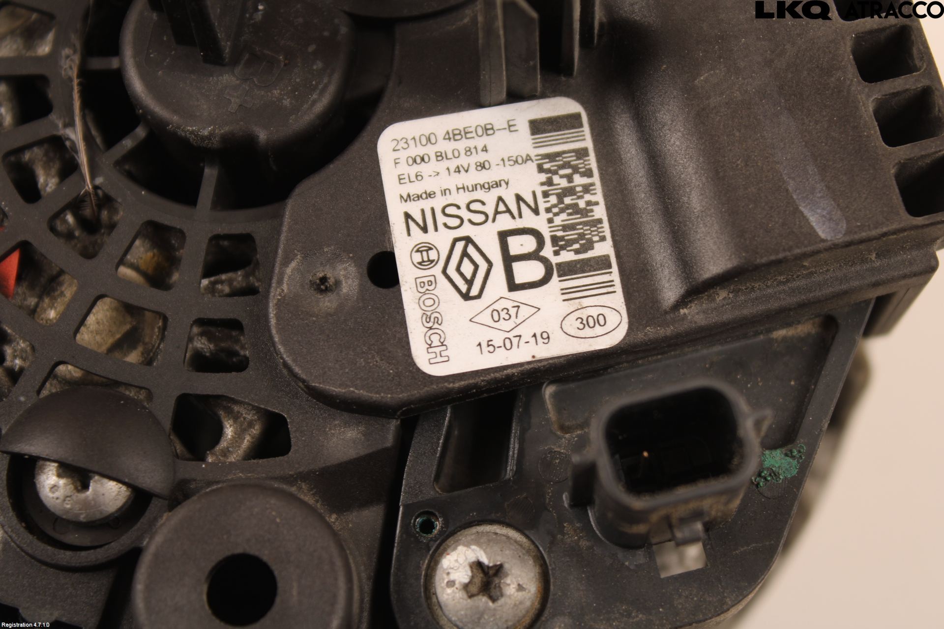 Nissan QASHQAI 14-17 Generator