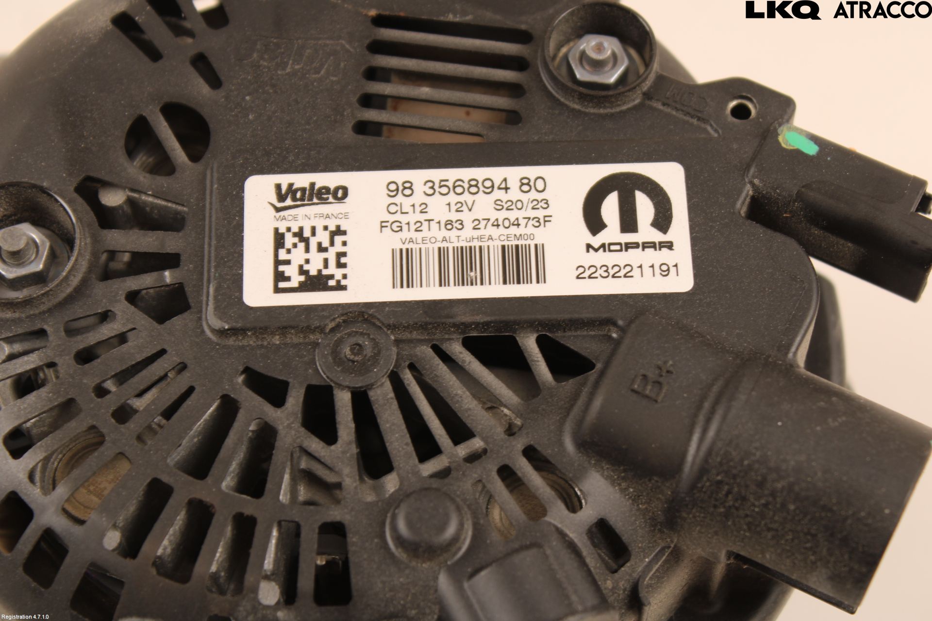 Peugeot 208/E-208 20- Generator