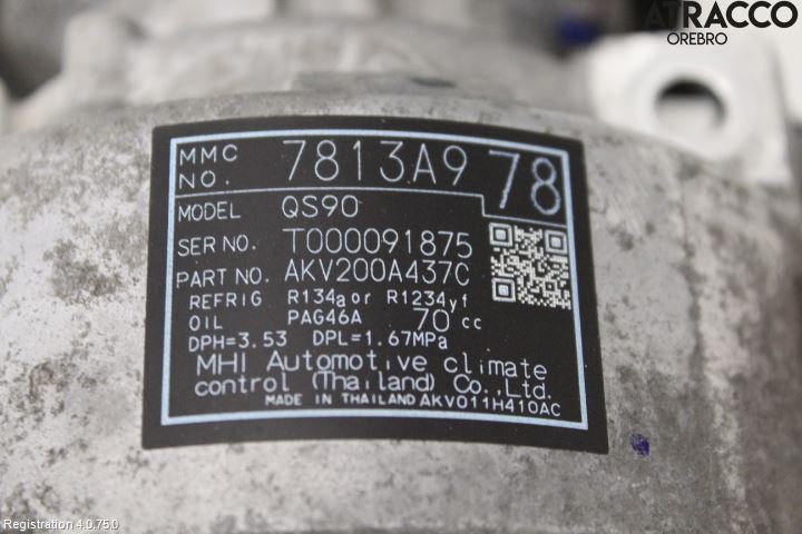 Mitsubishi OUTLANDER 13-21 Ac Kompressor