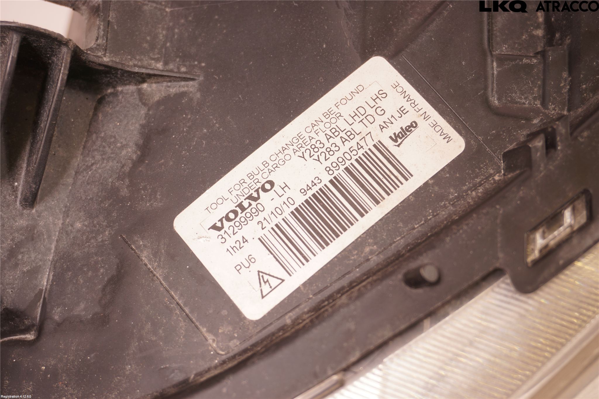 Volvo V60 11-13 Strålkastare Vänster