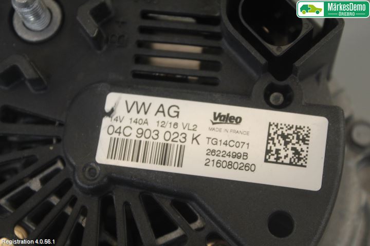 Volkswagen VW GOLF / E-GOLF VII 13-20 Generator