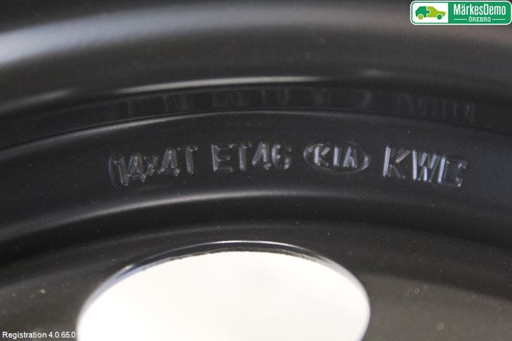 Kia PICANTO 12-17 Hjul Reservhjul Minityp