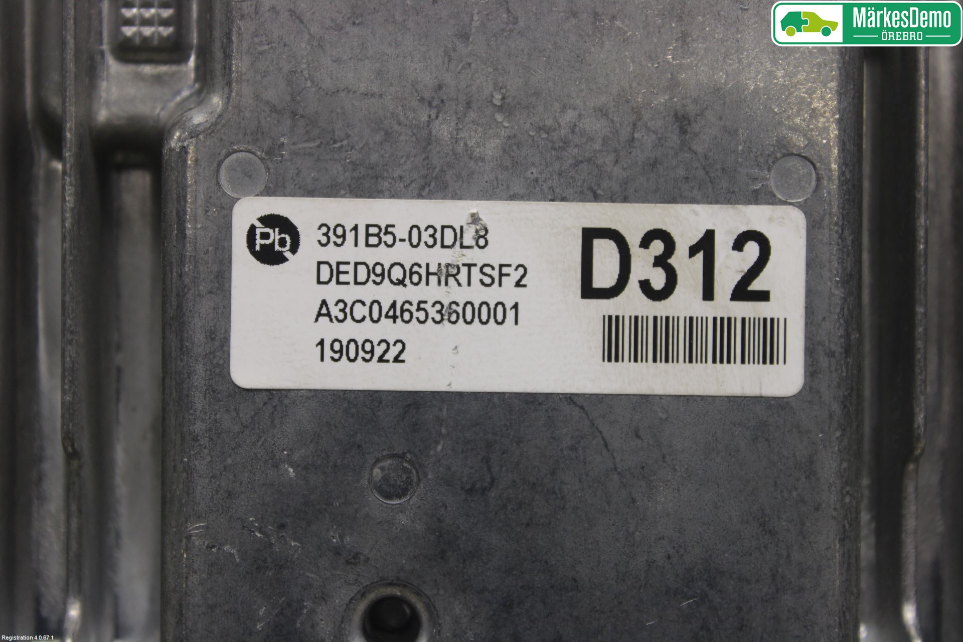 Kia NIRO (DE) 17-22 Styrenhet Insprut Bensin