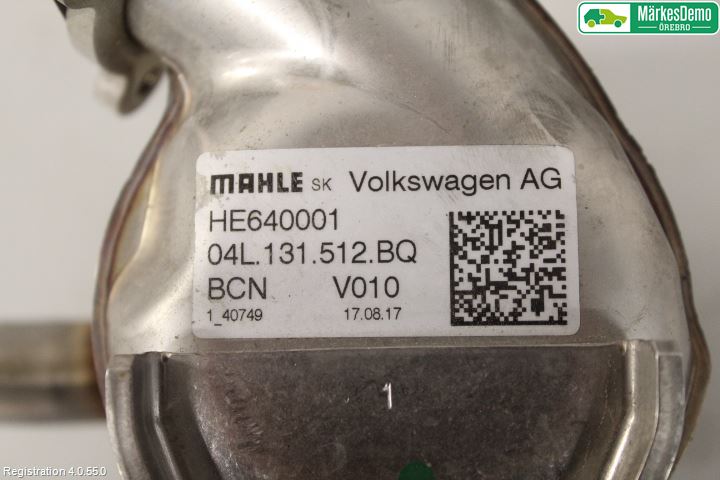 Volkswagen VW TIGUAN 16-24 Avgaskylare