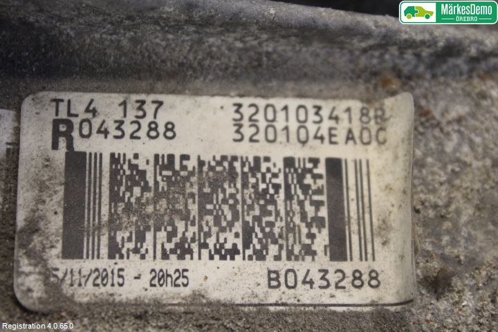 Nissan QASHQAI 14-17 Växellåda Man 6 Vxl