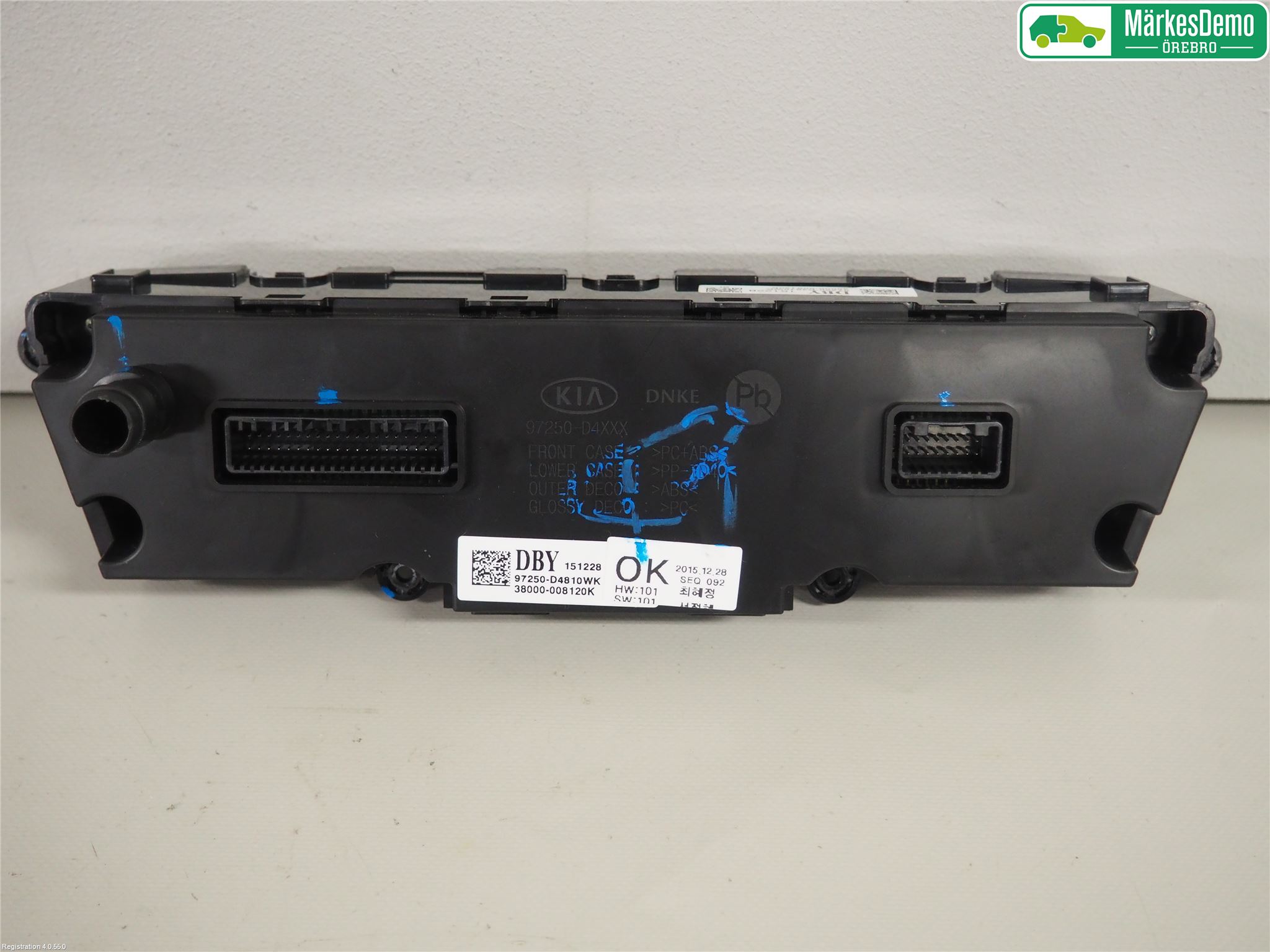 Kia OPTIMA 16-20 Ac Styrenhet Ac Manöveren