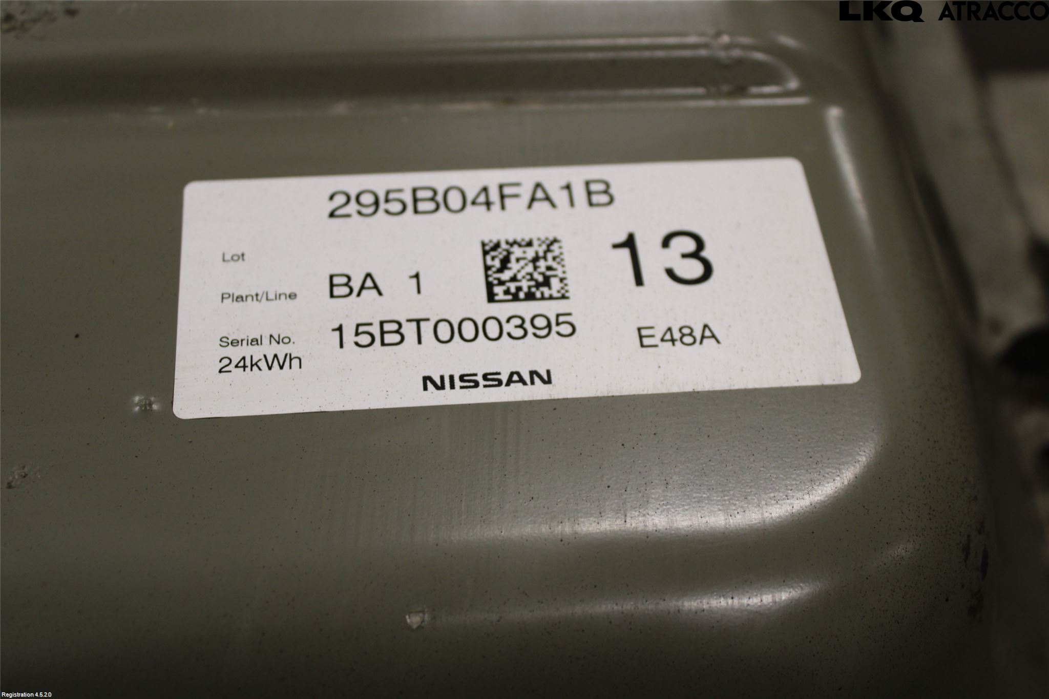 Nissan E-NV200/EVALIA Batteri Högspänning