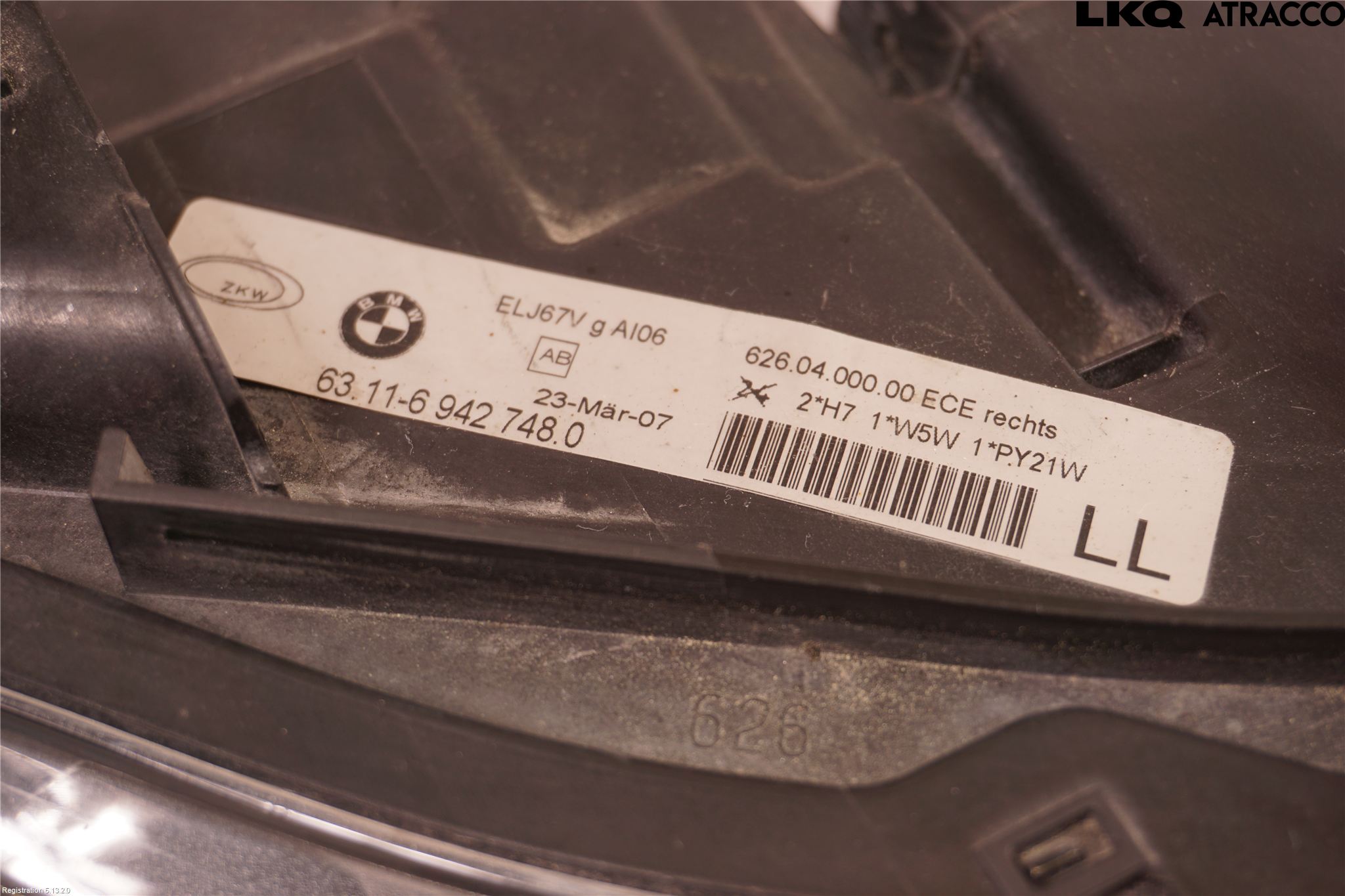 BMW 3 E90/91 SED/TOU 05-12 Strålkastare Höger