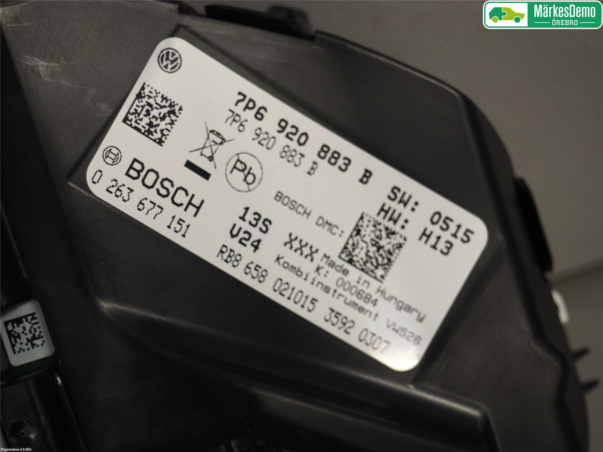 Volkswagen VW TOUAREG 7P 11-18 Instrument Komb