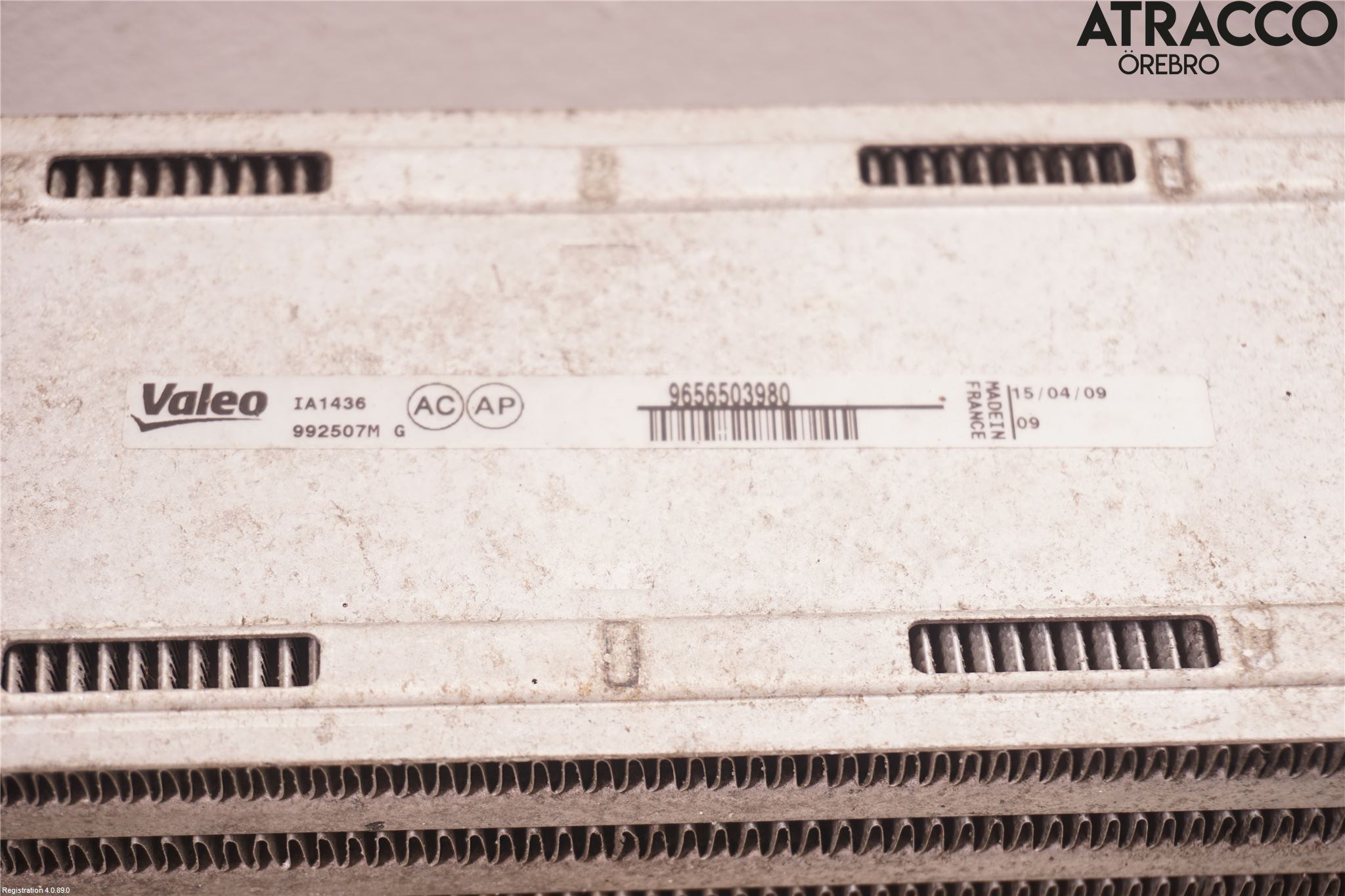 Citroen BERLINGO 08-18 Laddluft-Intercooler Kyl