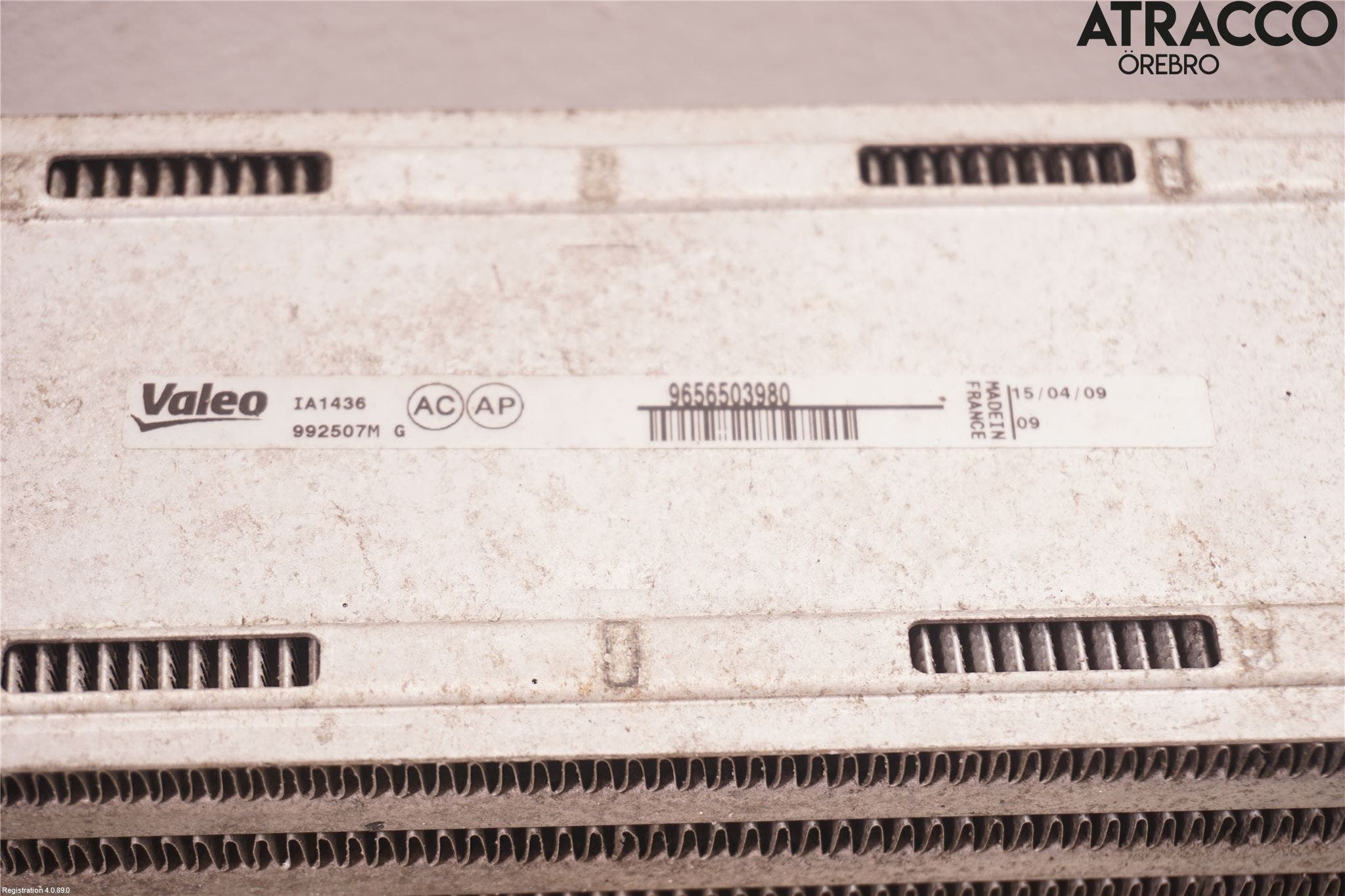 Citroen BERLINGO 08-18 Laddluft-Intercooler Kyl