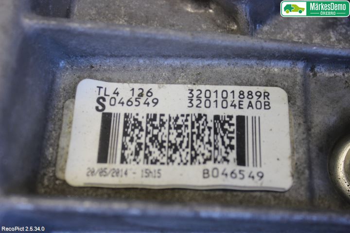 Nissan QASHQAI 14-17 Växellåda Man 6 Vxl