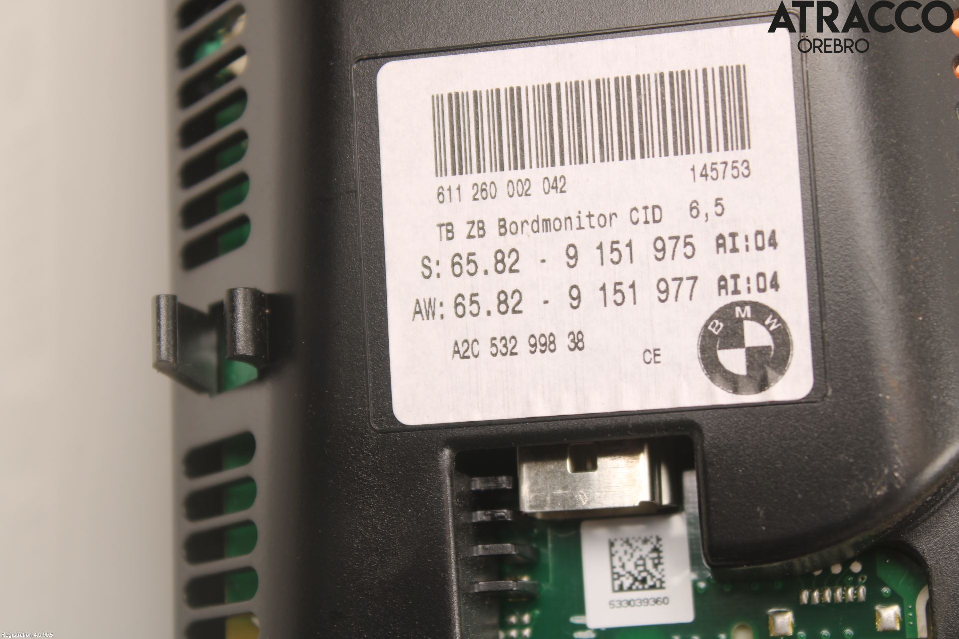 BMW 5 E60/61 Sed/Tou 02-10 Färddator