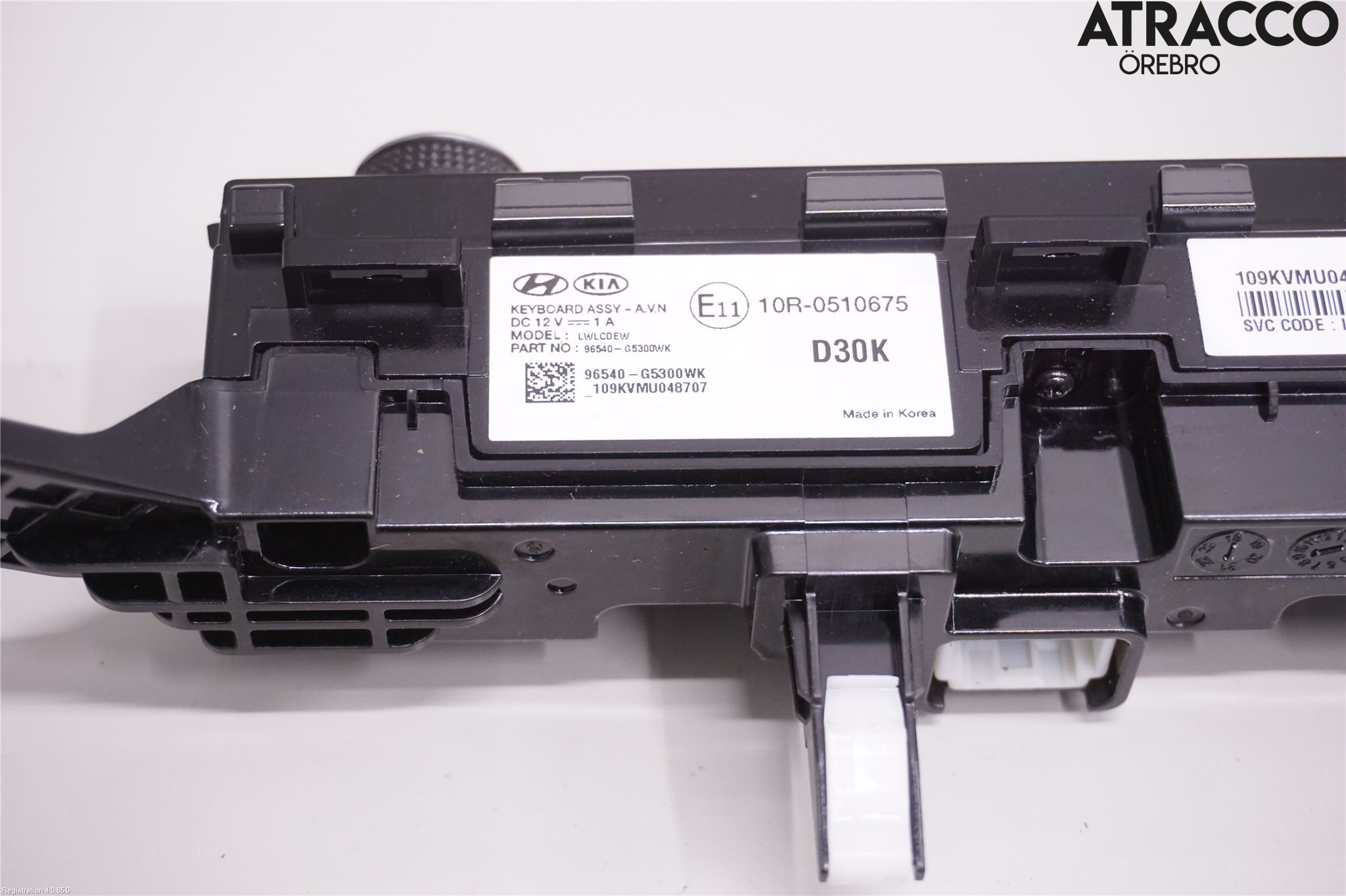 Kia NIRO (DE) 17-22 Cd Radio - Multimediapanel