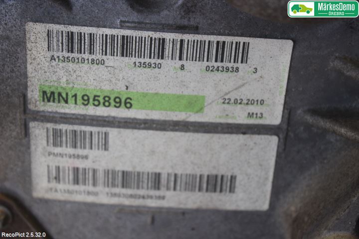Mitsubishi COLT 09-13 Motor Bensin