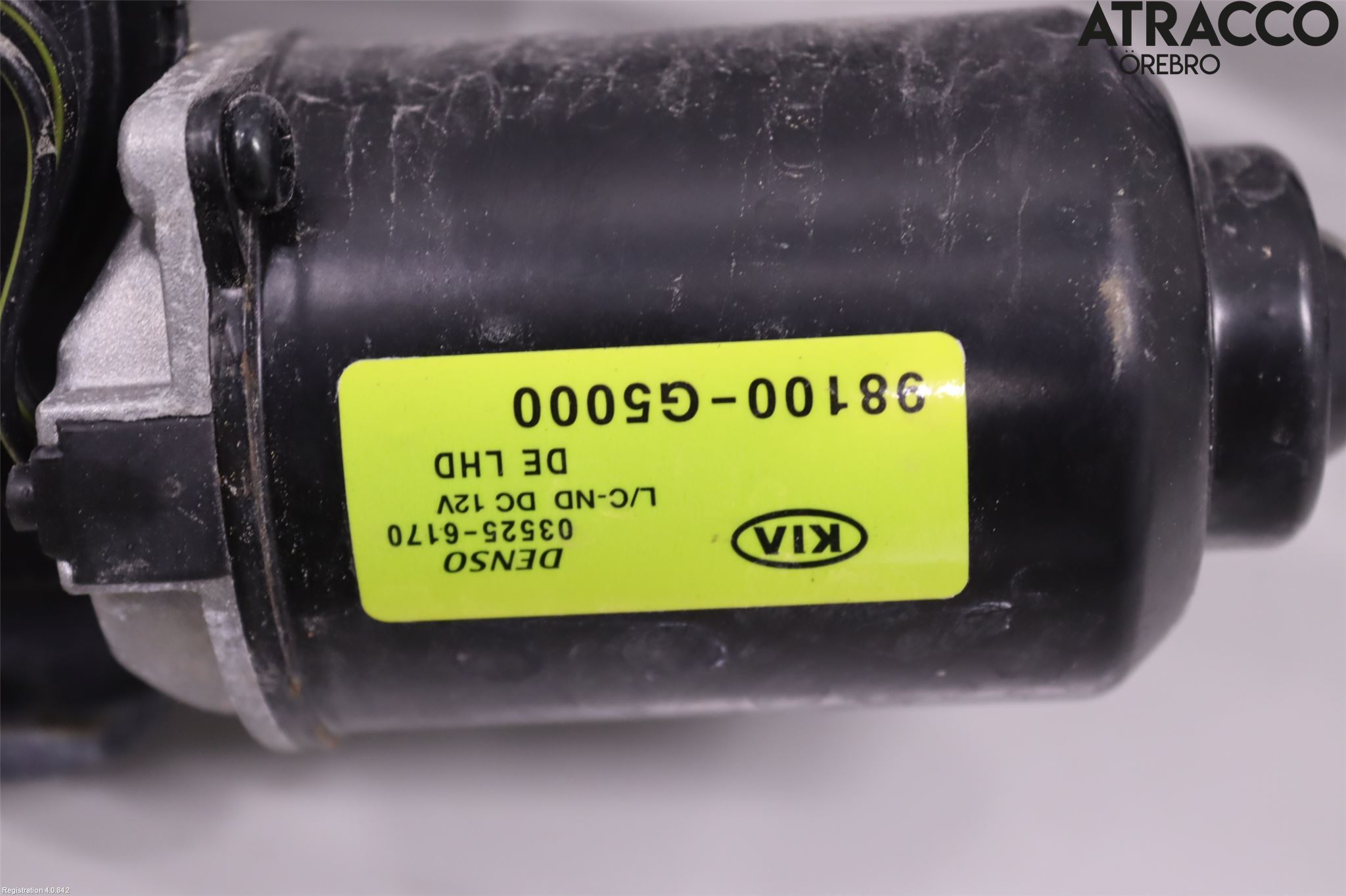 Kia NIRO (DE) 17-22 Torkarmotor Vindruta