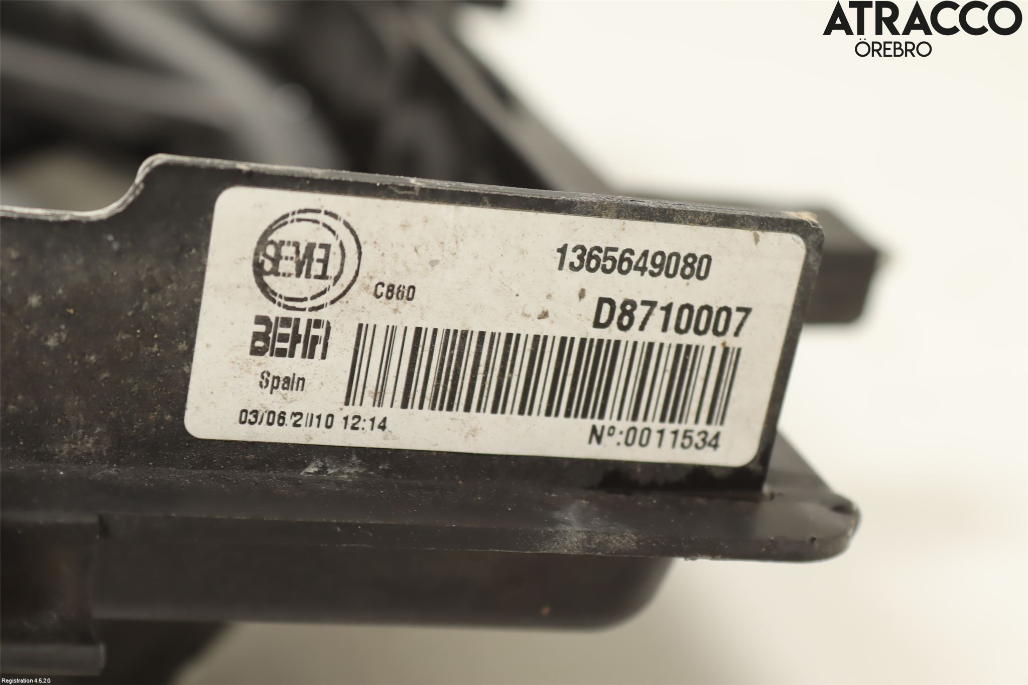 Peugeot BOXER 07-14 Kylfläkt El