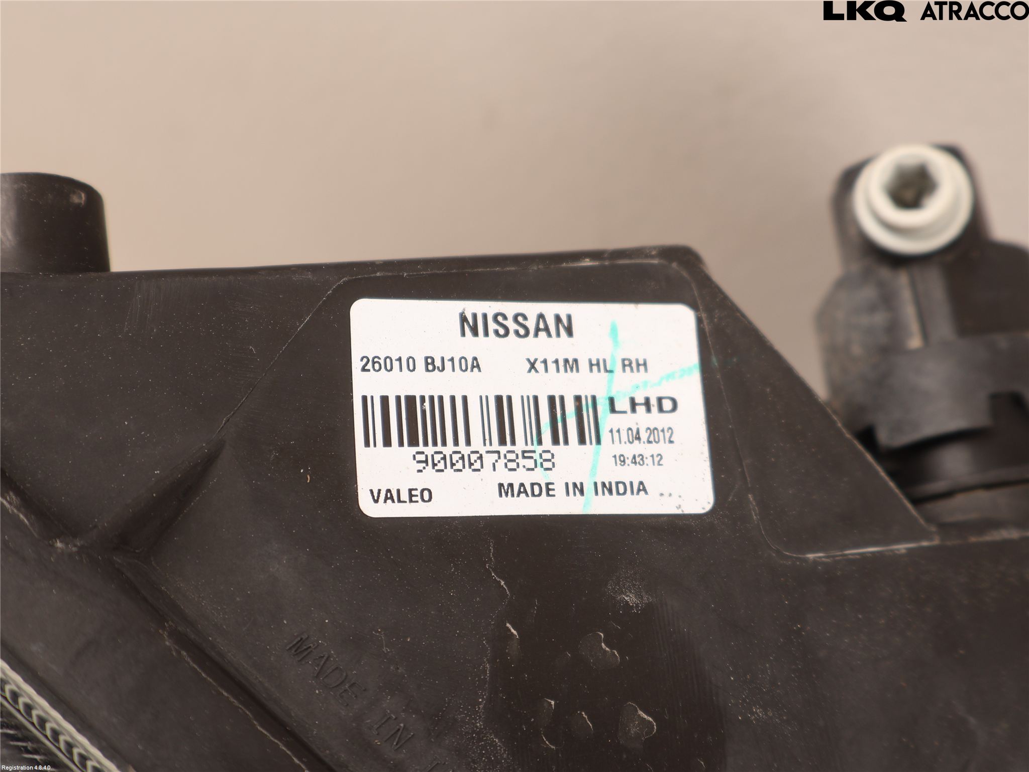 Nissan NV200/NV200 COMBI Strålkastare Höger