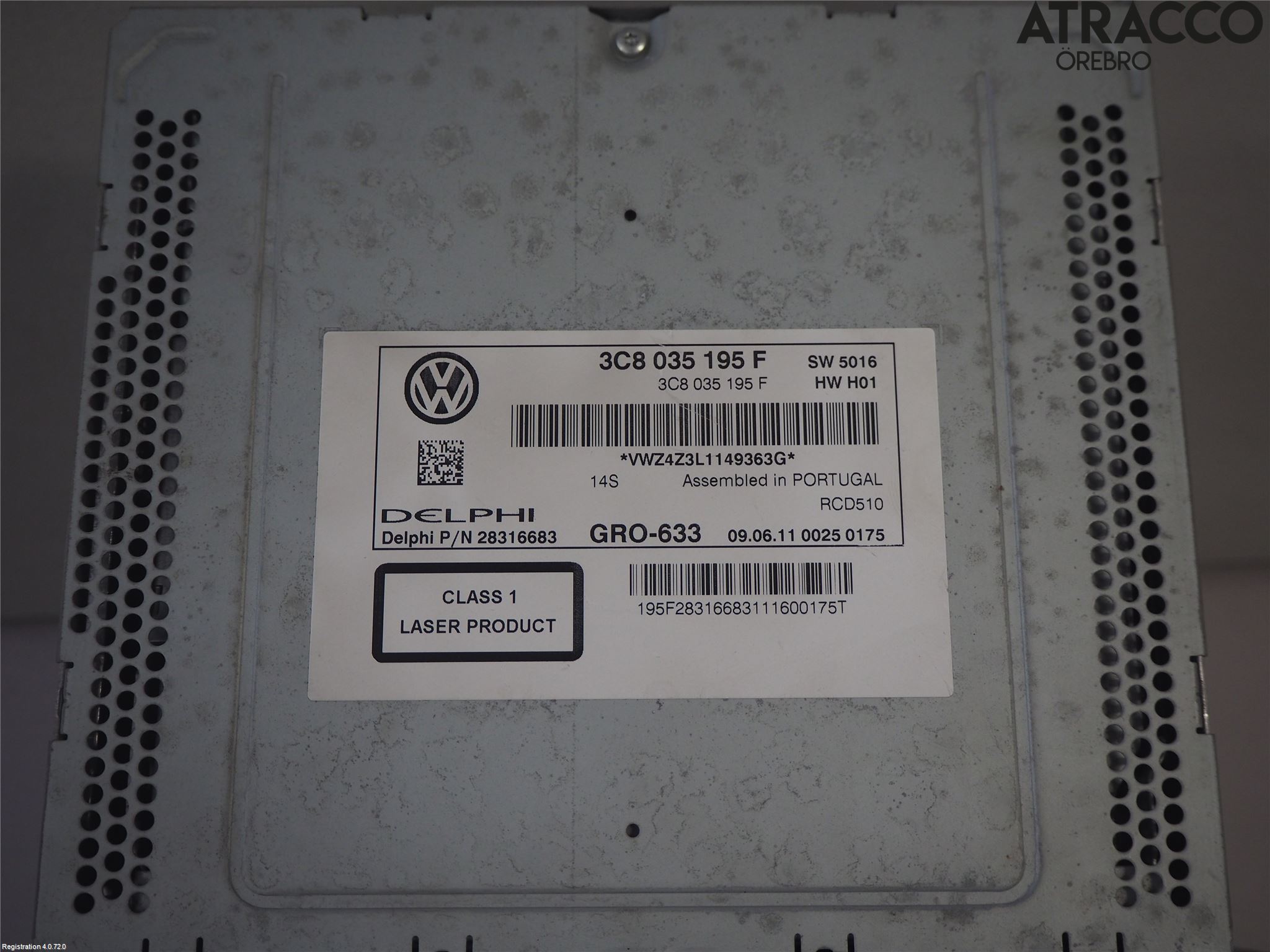 Volkswagen VW PASSAT 11-14 Cd Radio - Multimediapanel