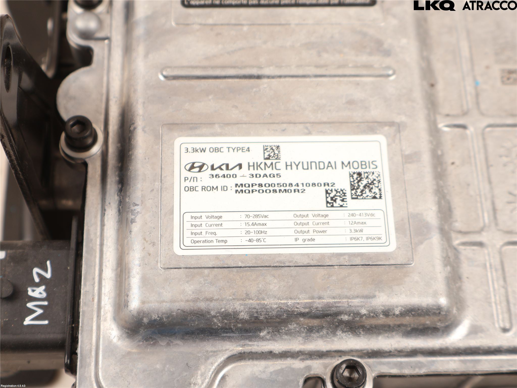 Kia SORENTO 21- Batteriladdare Högspänning