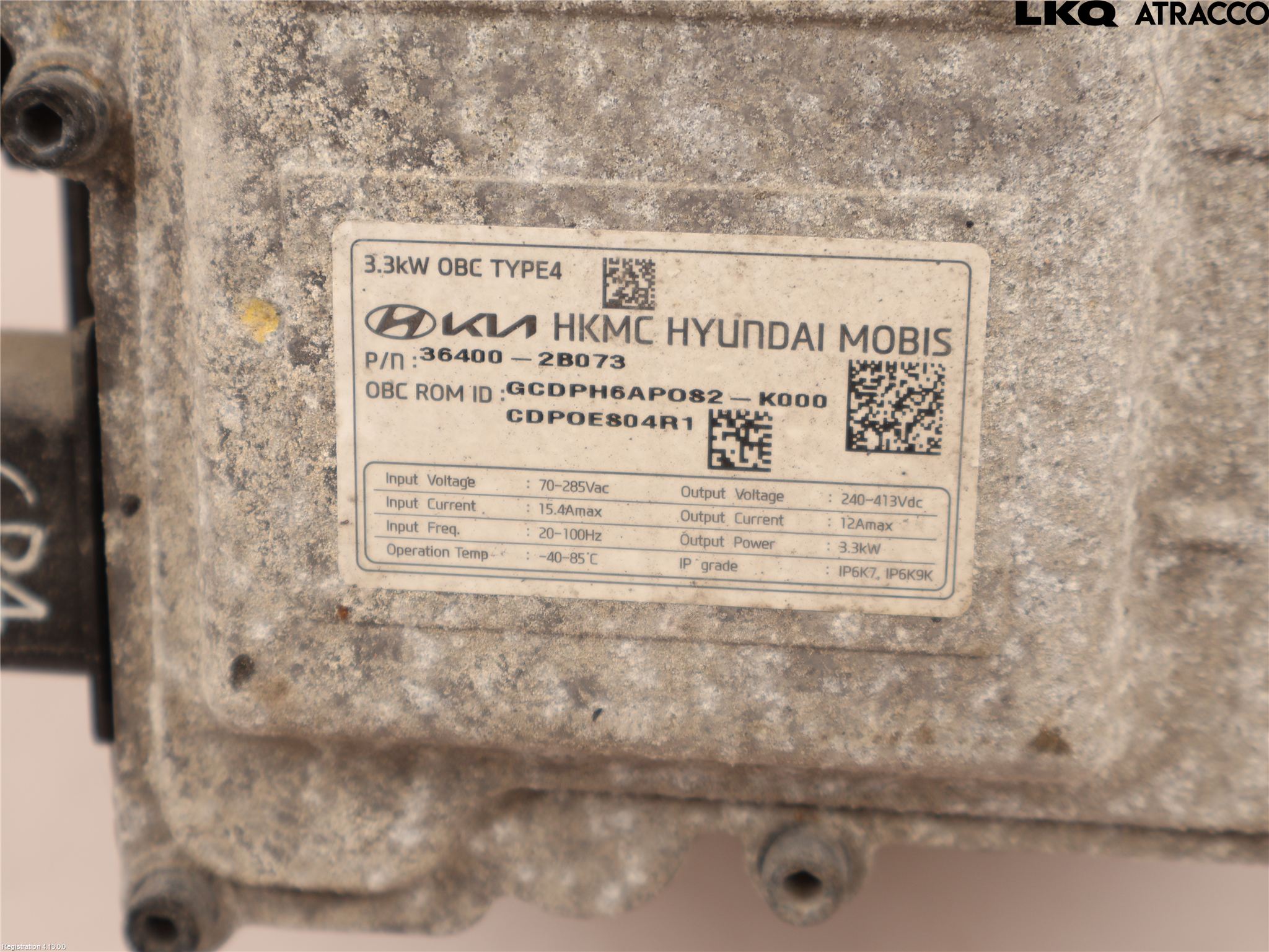 Kia XCEED 19- Batteriladdare Högspänning