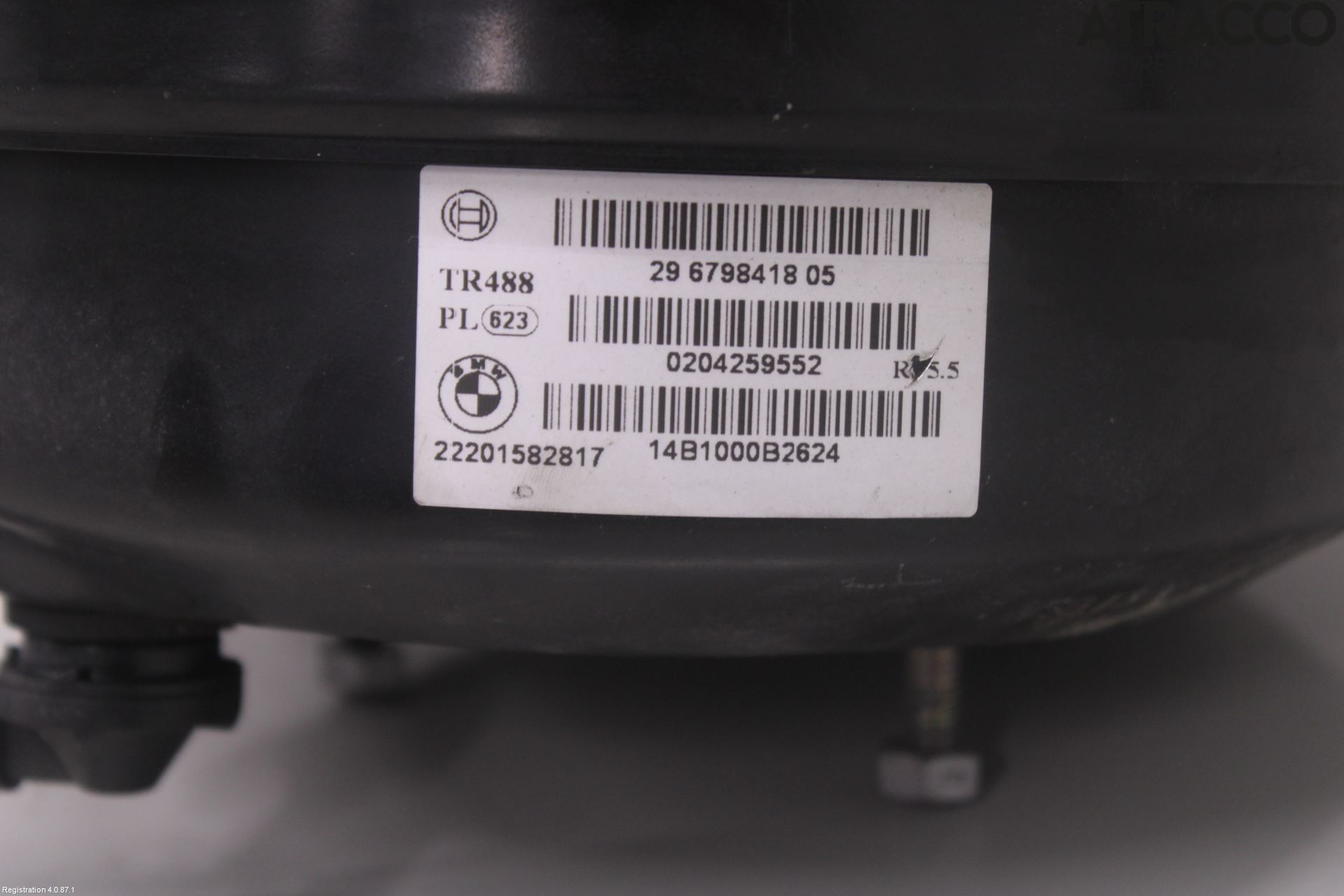 BMW 3 GT F34 13-19 Bromsservo