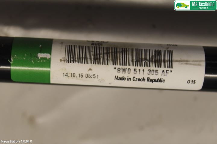 Audi A4/S4 B9 16-19 Krängningshämmare Bak