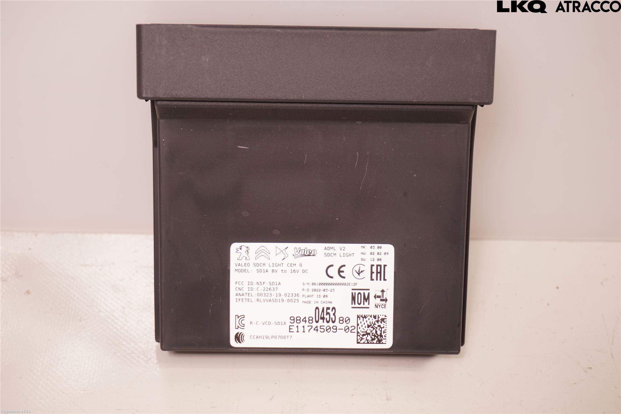 Peugeot 2008/E-2008 20- Styrenhet Nyckellöst System