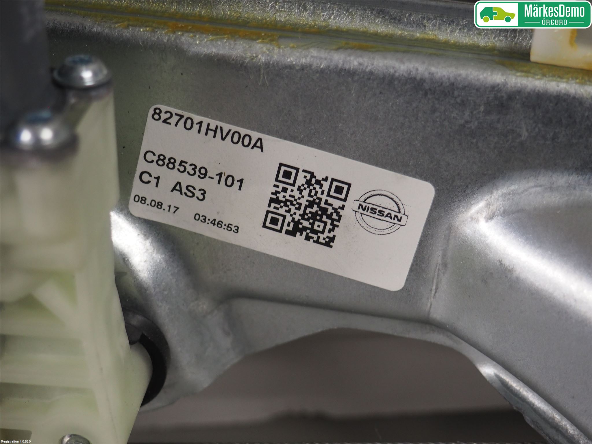 Nissan QASHQAI 14-17 Fönsterhiss El Kompl