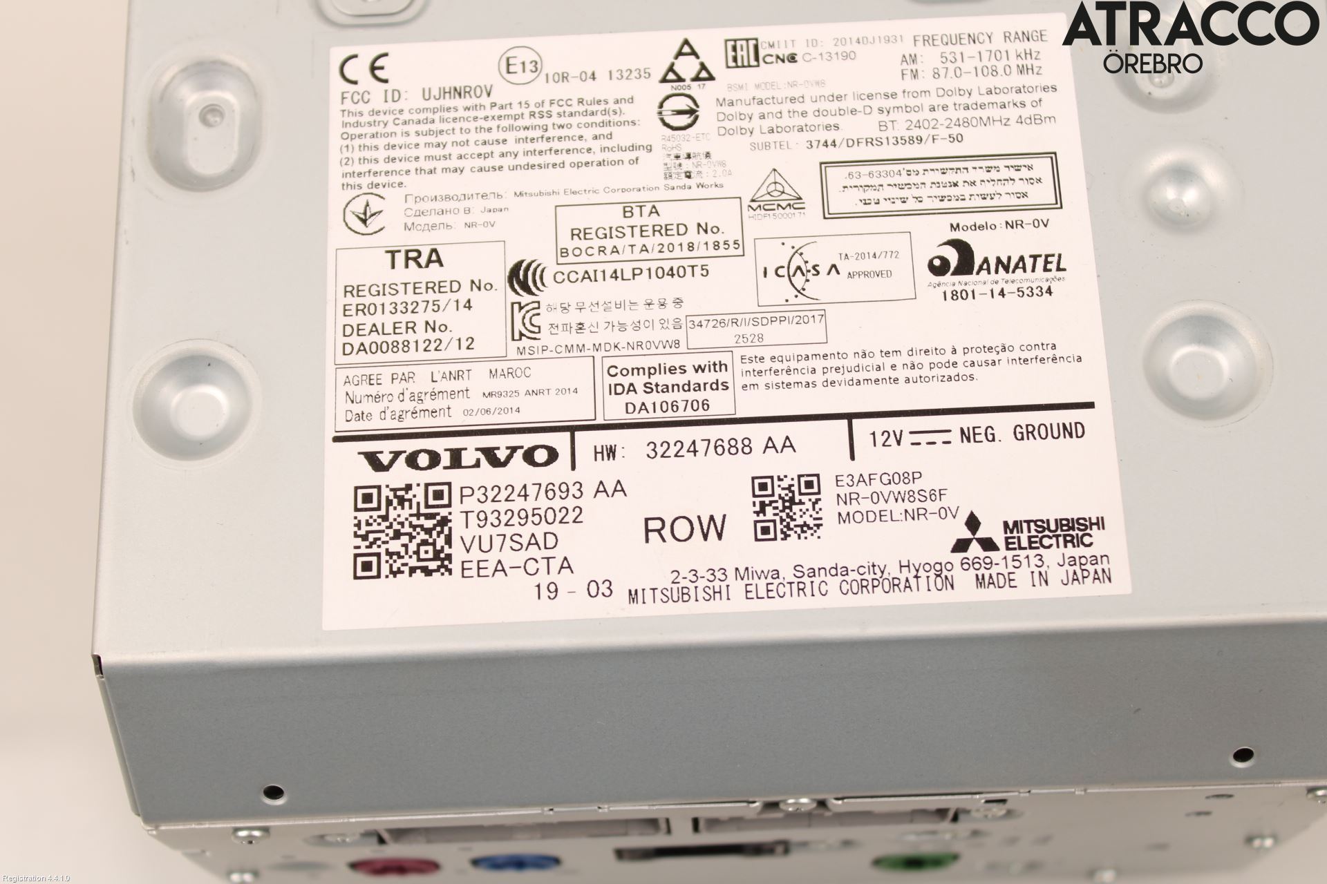 Volvo XC60 18- Radio