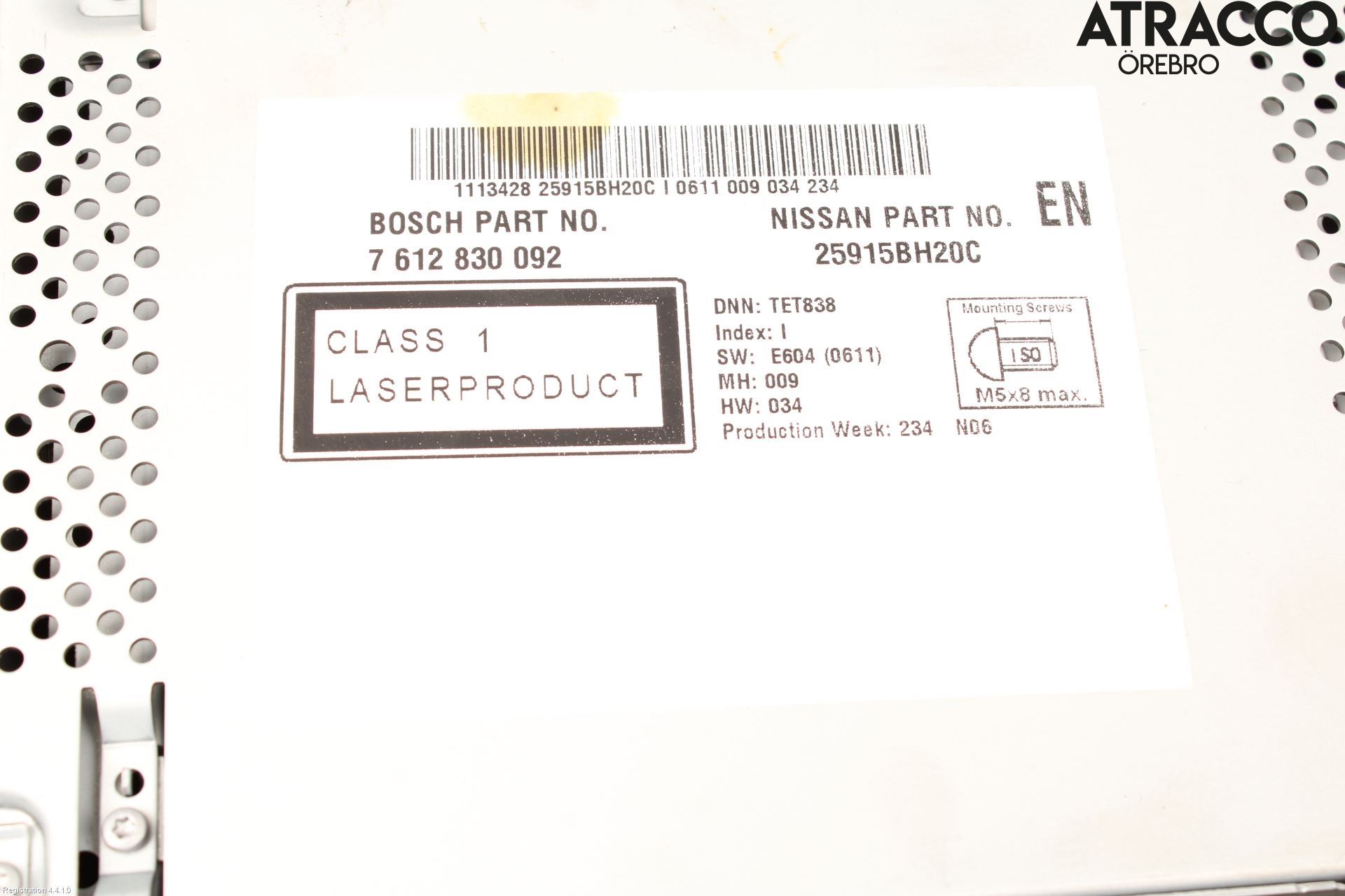 Nissan NV200/NV200 COMBI Gps Navigator