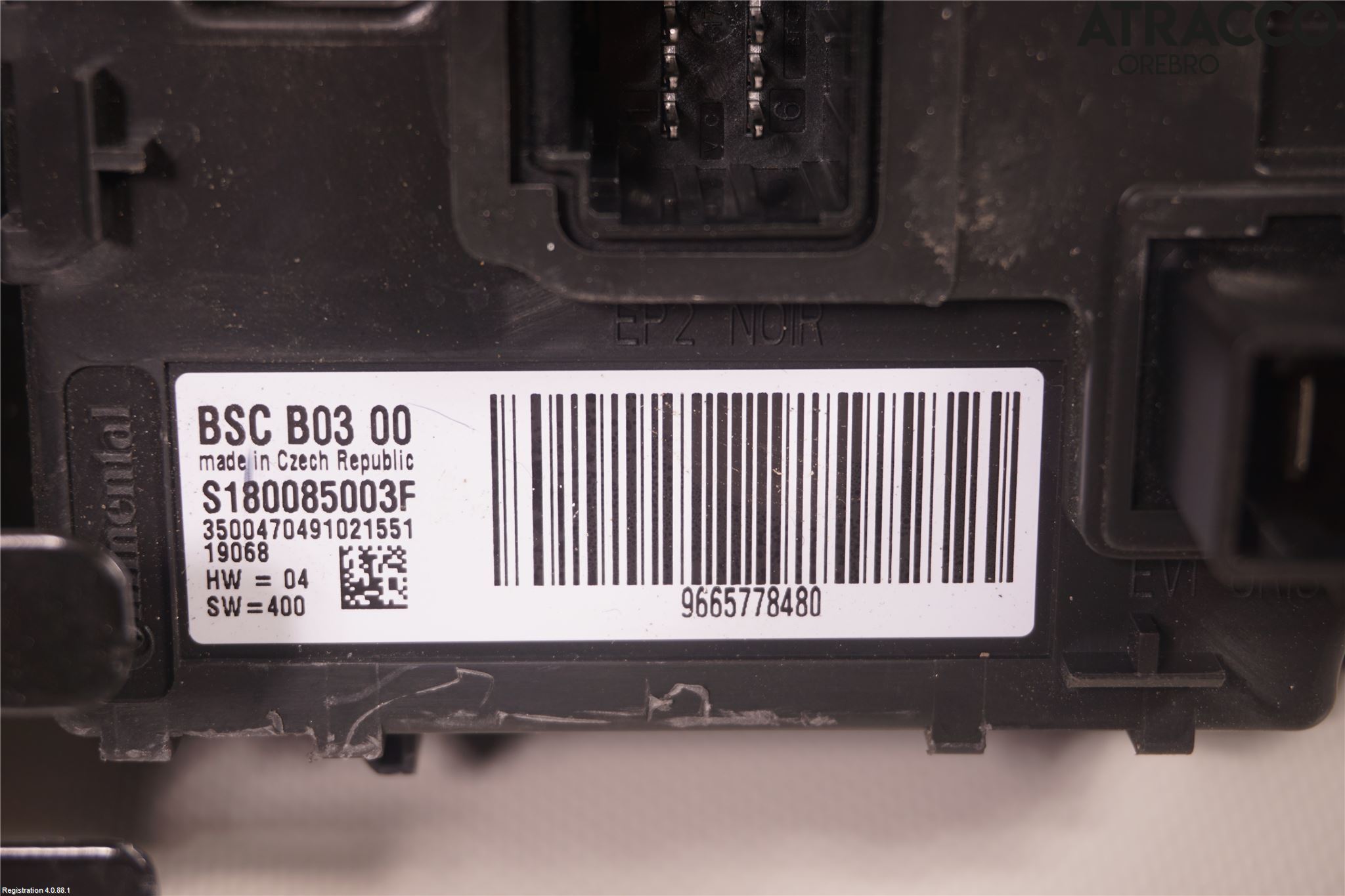 Citroen BERLINGO 08-18 Styrenhet Dragkrok