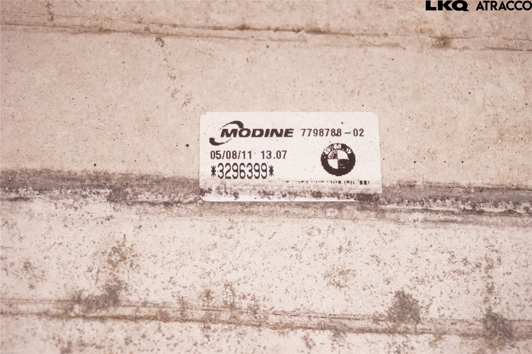 BMW 3 E90/91 SED/TOU 05-12 Laddluft-Intercooler Kyl