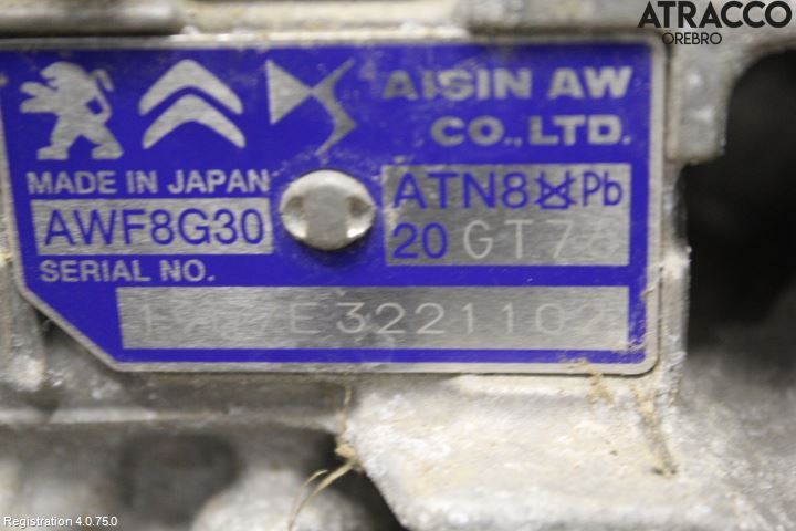 Peugeot 3008 17-24 Växellåda Automat